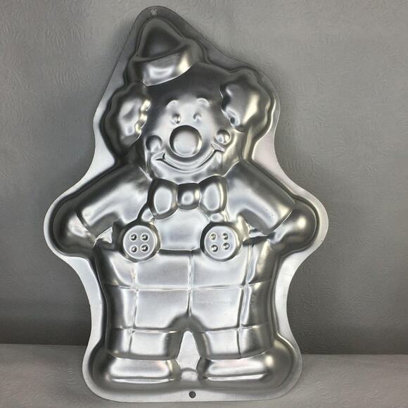 Vintage 1994 Wilton Full Body Clown Cake Pan 2105-6711 - Picture 2 of 8